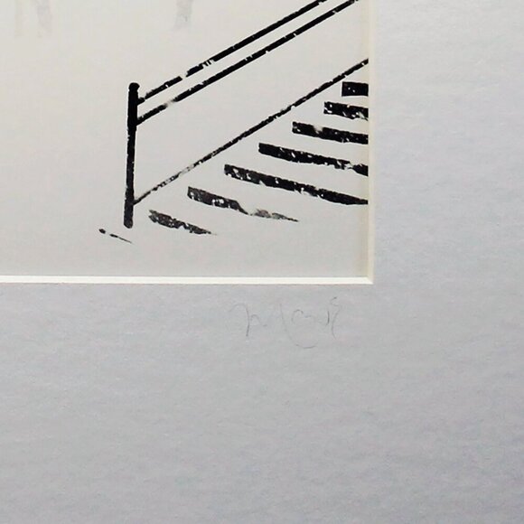 Silver Bromide Photograph Allan Manus Montréal Steps to Mount Royal With… - Picture 5 of 5